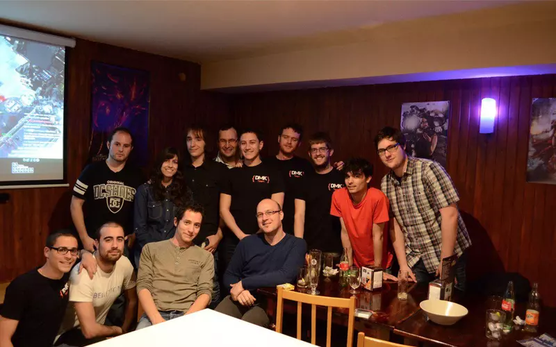 Foto de familia de los desarrolladores de la Game Jam Play&Care de 2015